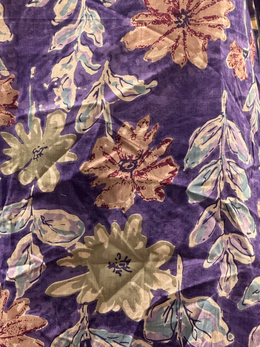 Purple Orange Sunflower - Cord Set - Pure Cotton