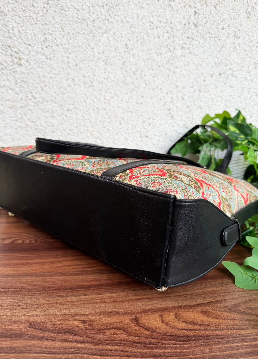 Royal Flower - Office & College Tote Bag with Laptop Compartment