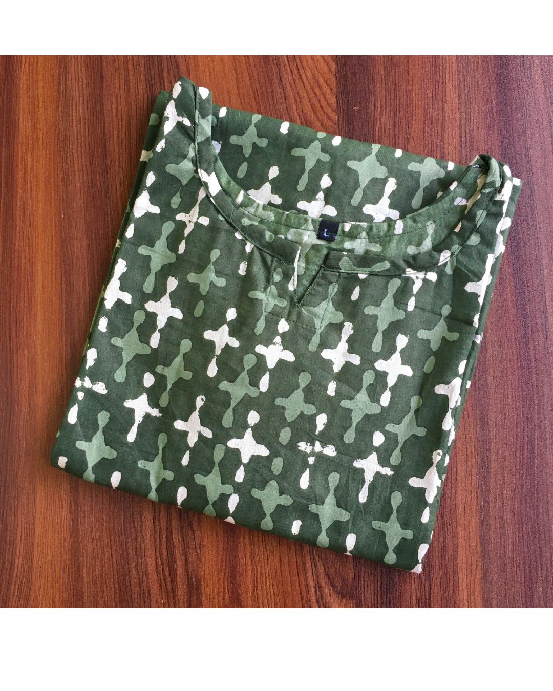 Positive Plus - Green - Cord Set - Pure Cotton