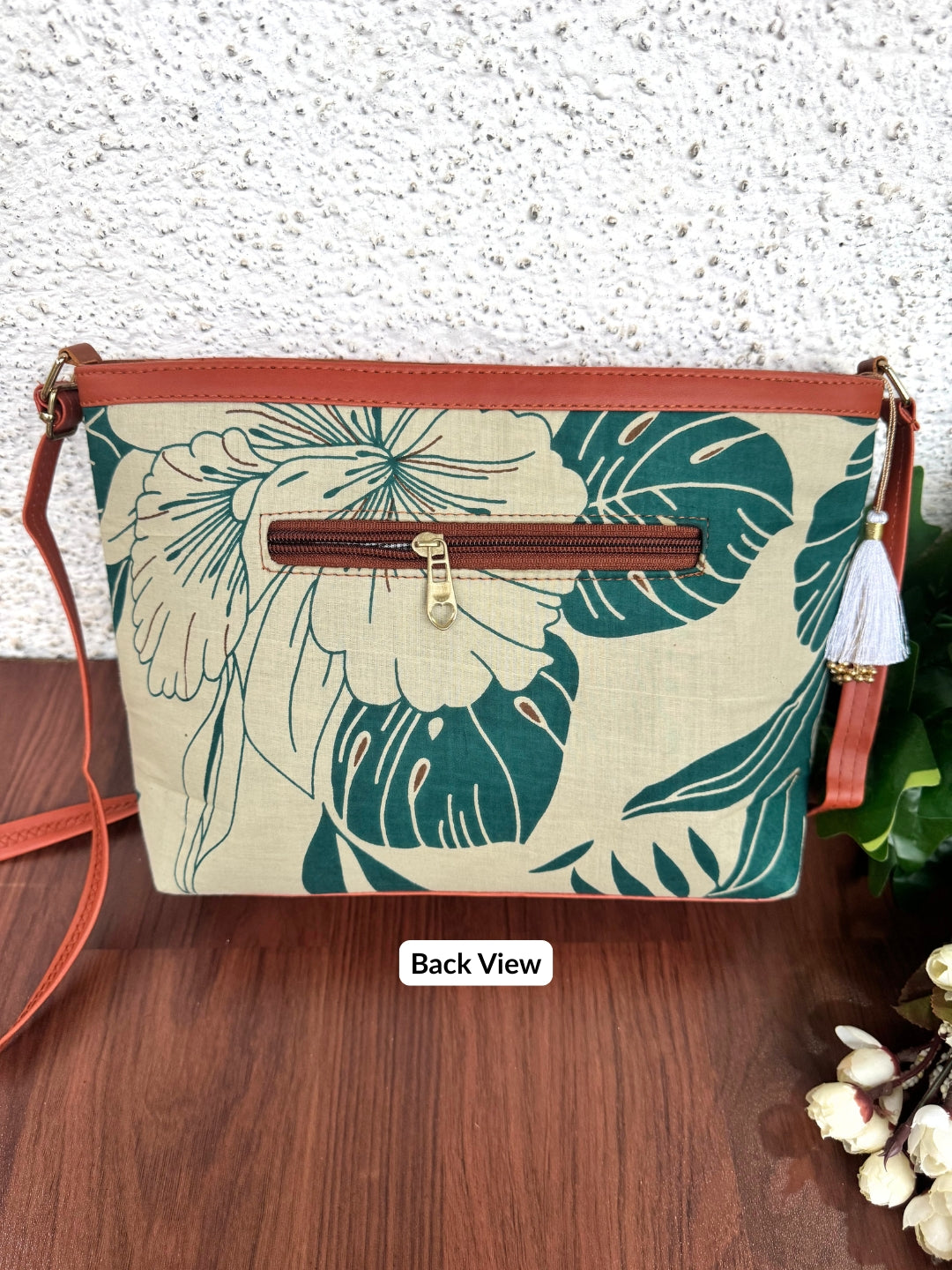 Minsk - 3 zip- Big size - Sling Bag - Lily Sea Green