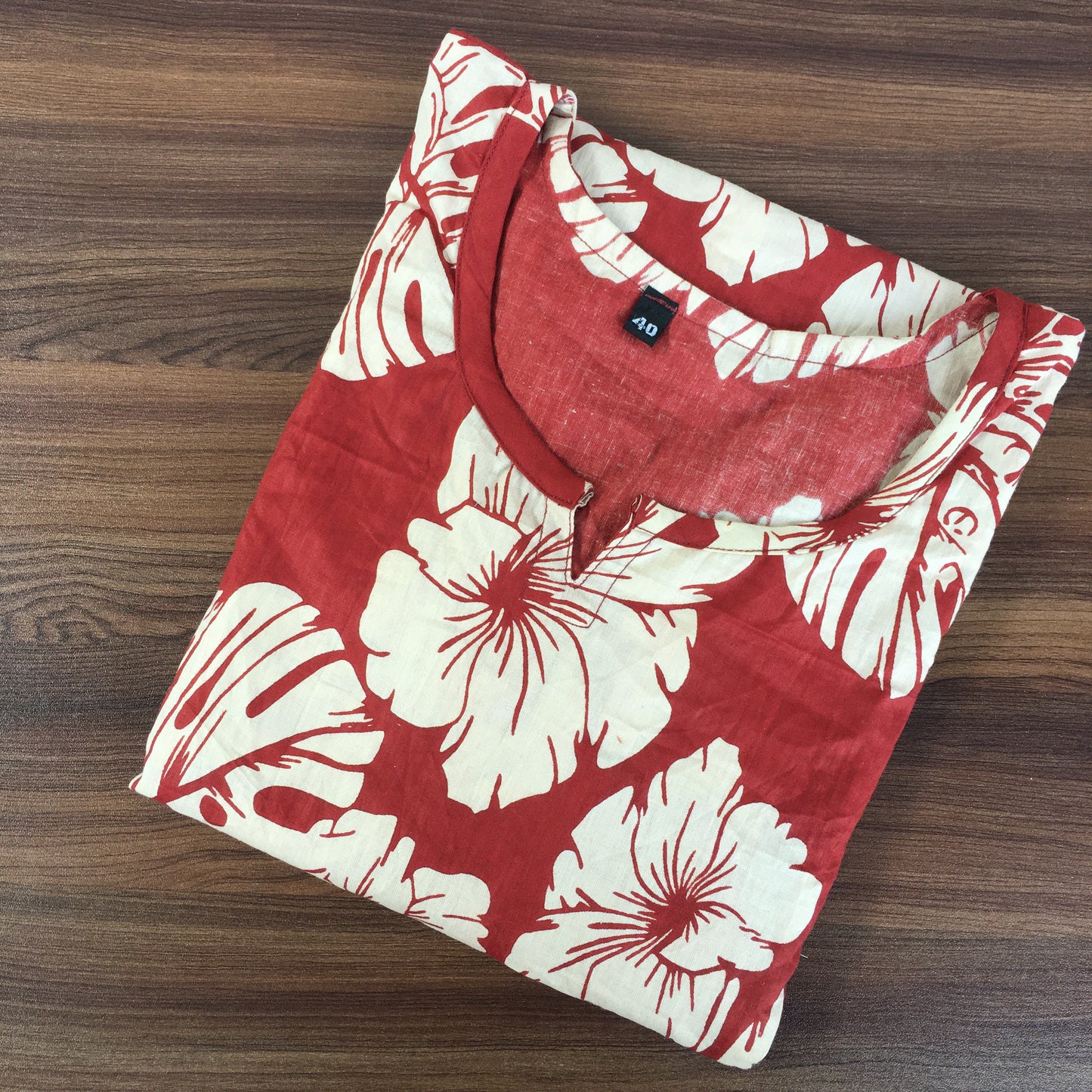 Swiss Cheese Leaf - Maroon - Cord Set - Pure Cotton