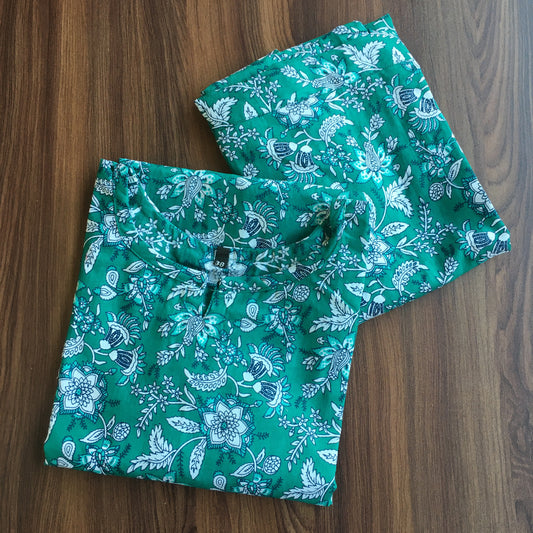 Sea Green Forrest - Cord Set - Pure Cotton