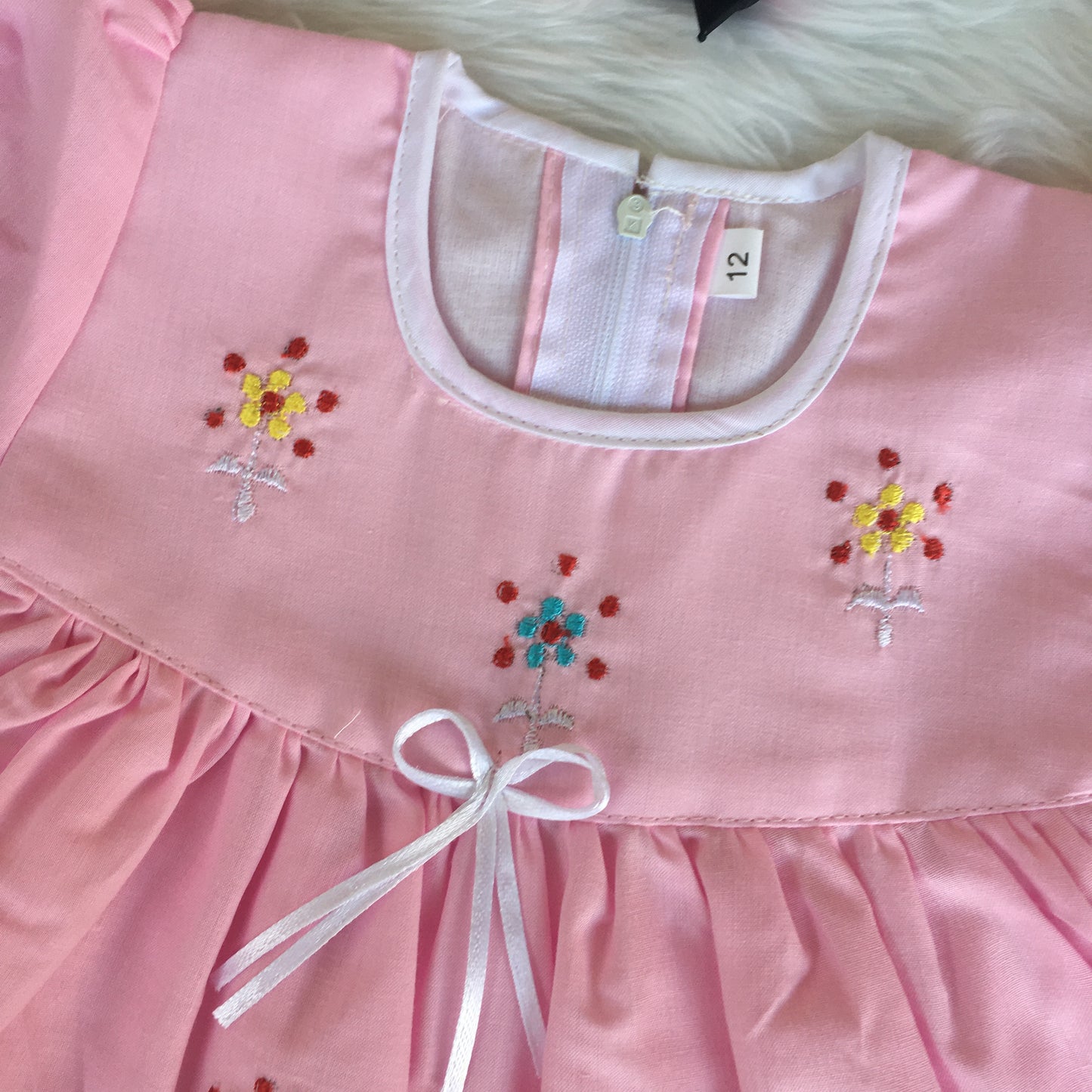 Baby Frock - A801 - Baby Pink