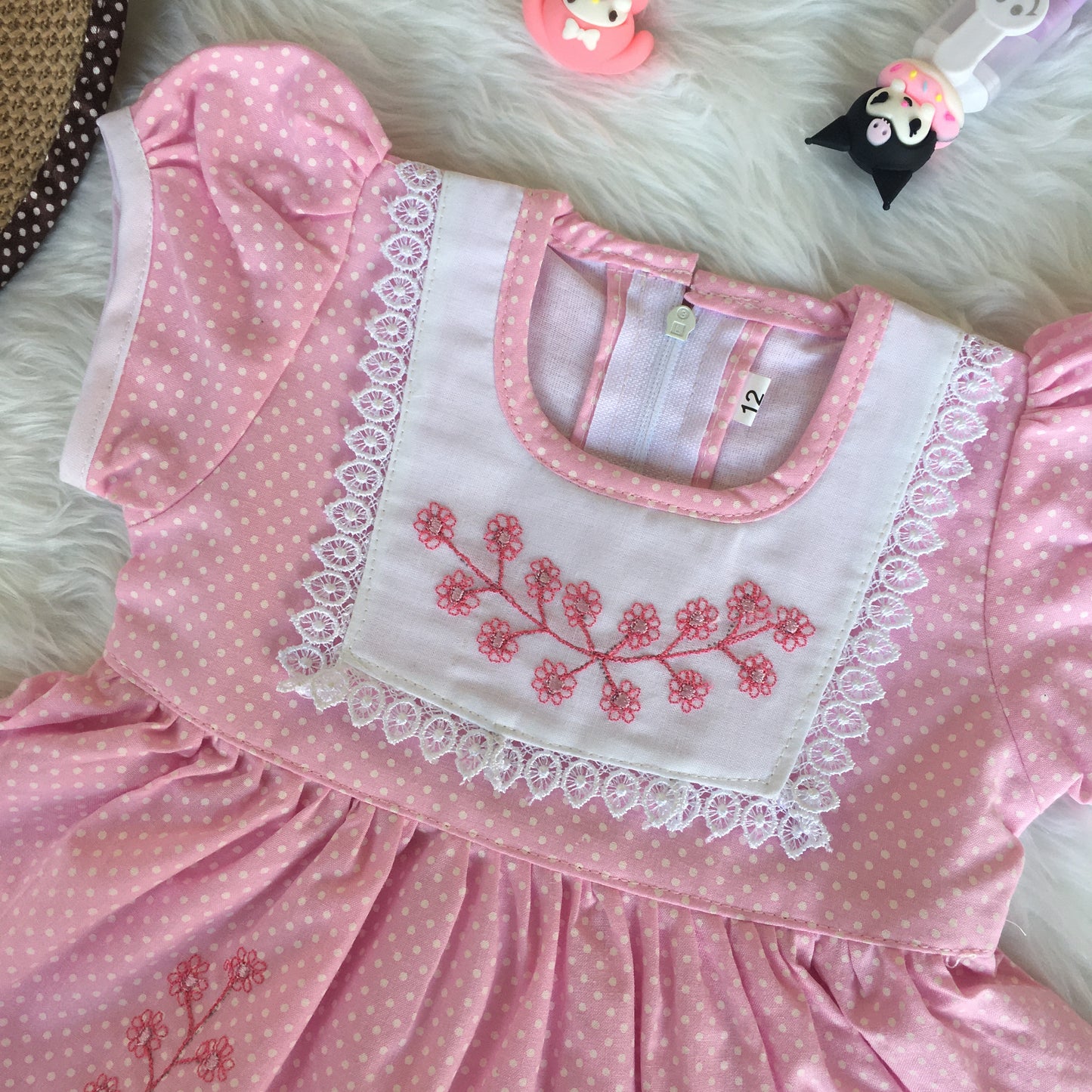 Baby Frock - A803 - Baby Pink