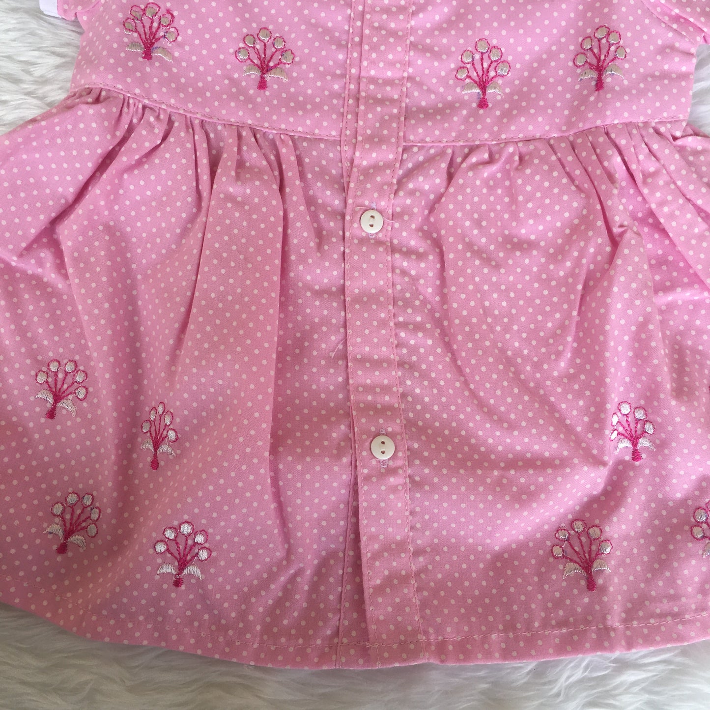 Baby Frock - A816 - Baby Pink