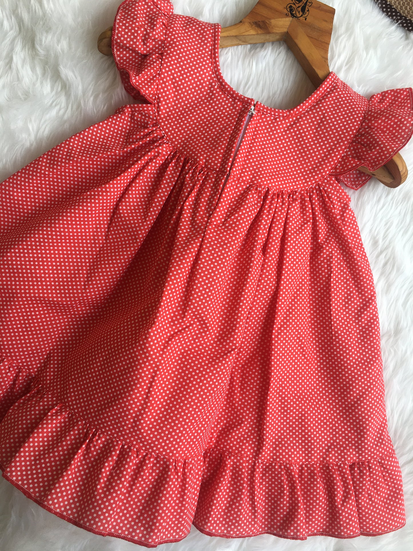 Baby Frock - 4033 - Red