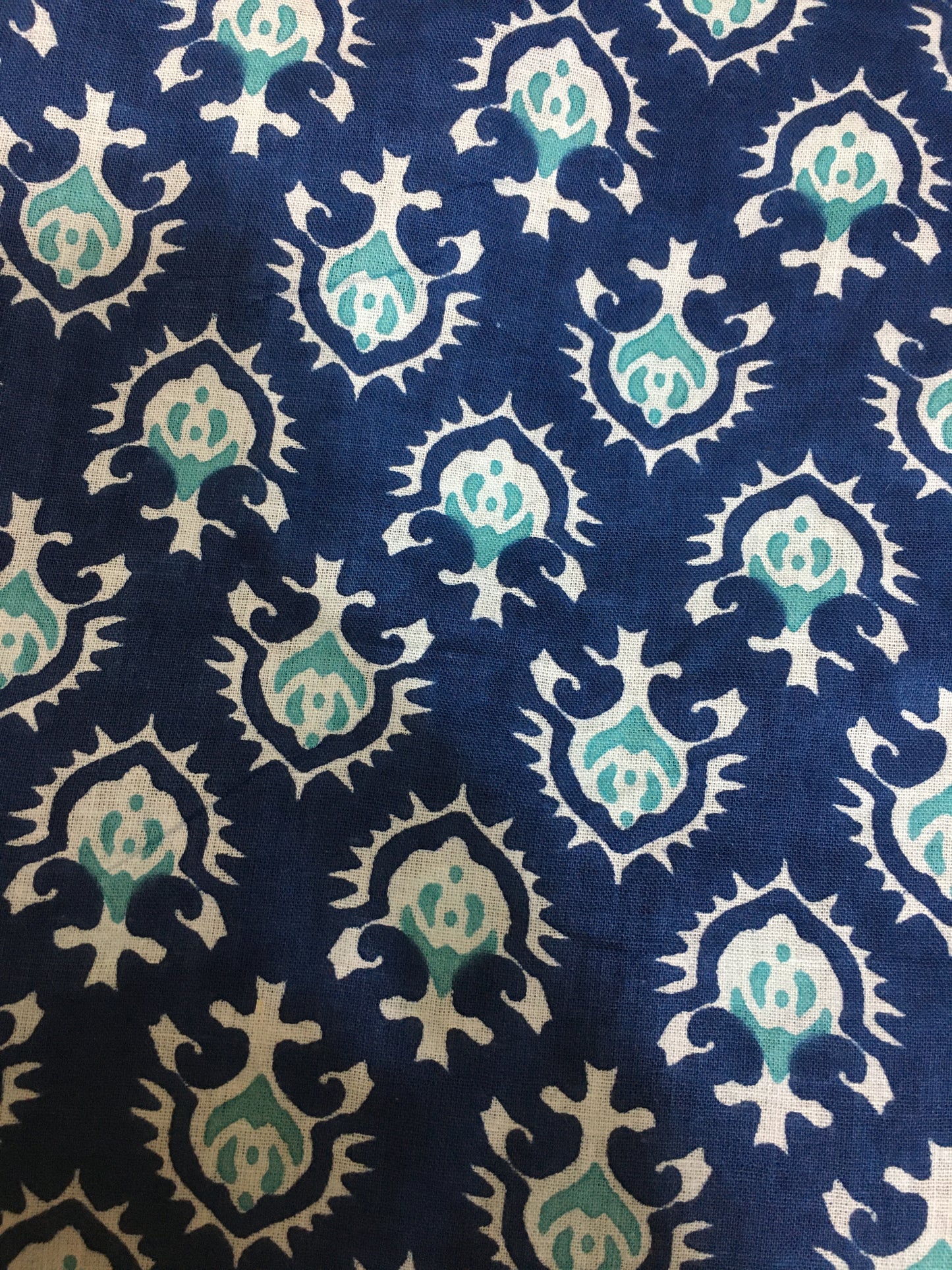Maternity Kurti with Feeding Zips - Pure Cotton - Dno - 39 - Blue