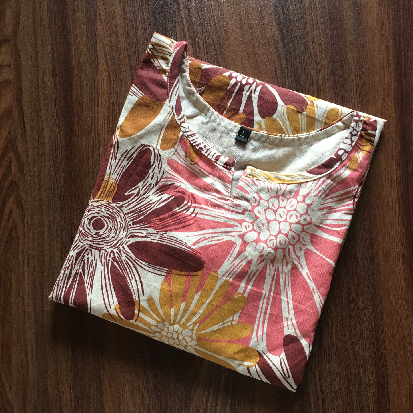 Pink Wine - Sunflower - Cord Set - Pure Cotton