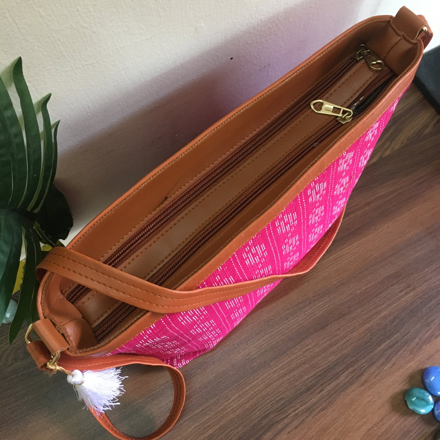 Minsk - 3 zip- Big size - Sling Bag - Raani Katha
