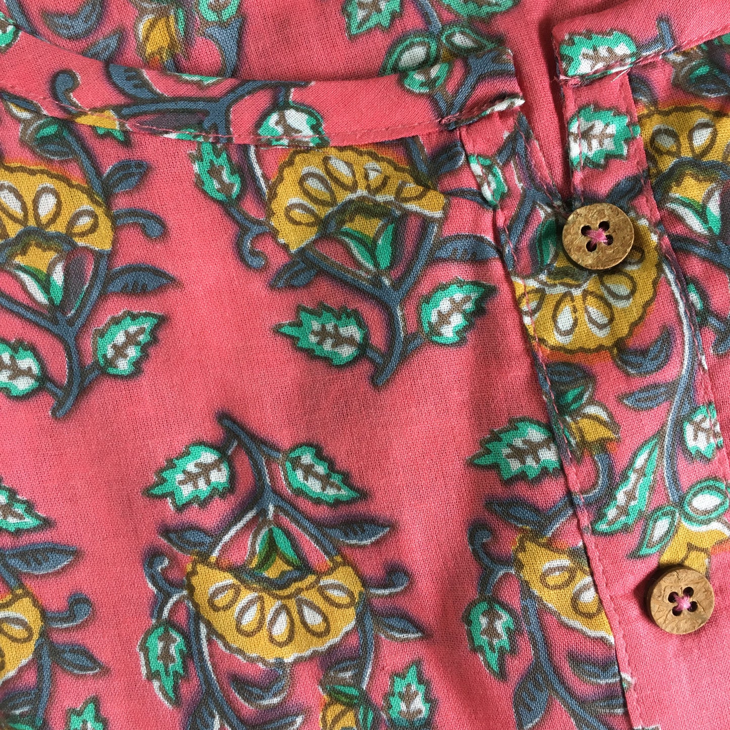 Pure Cotton - Short Kurti - Dno - 38 - Pink