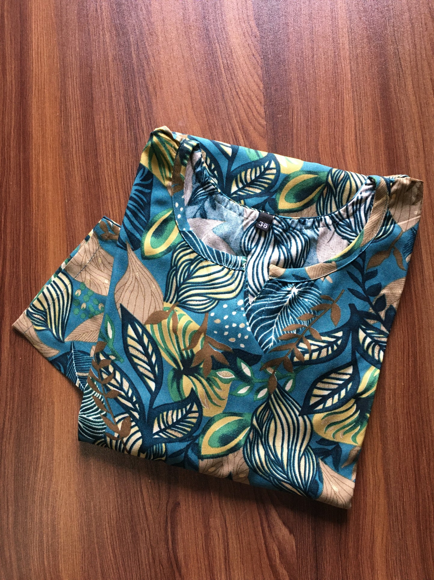 Forrest Sea Blue - Cord Set - Soft Rayon