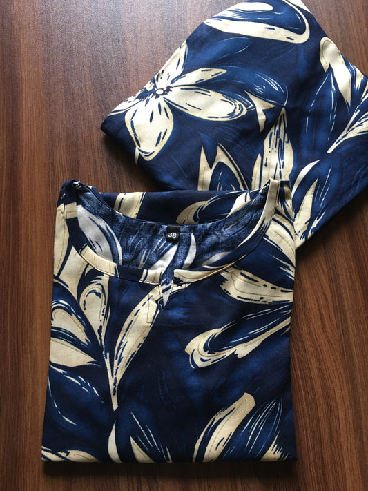 Jasmine Blue - Cord Set - Soft Rayon