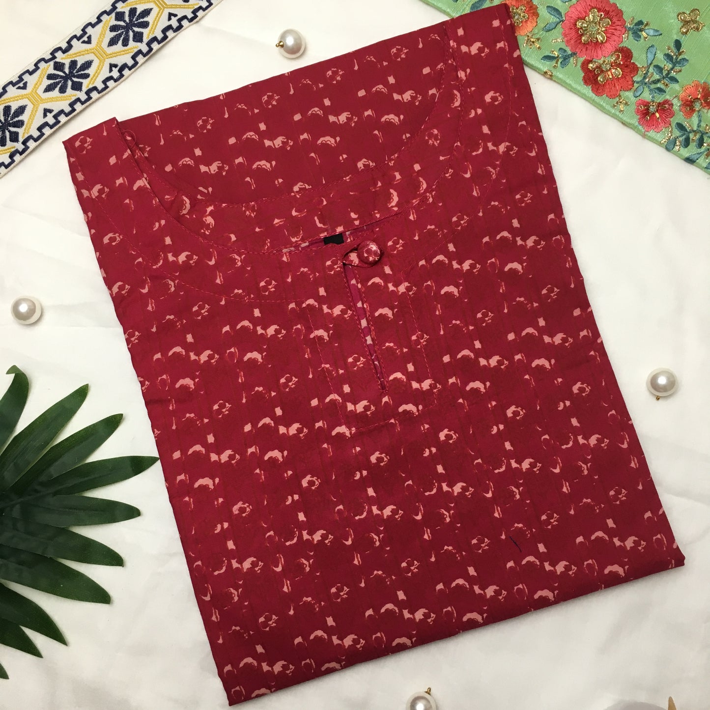 Knee Length Kurti - Pure Cotton - Design No A001
