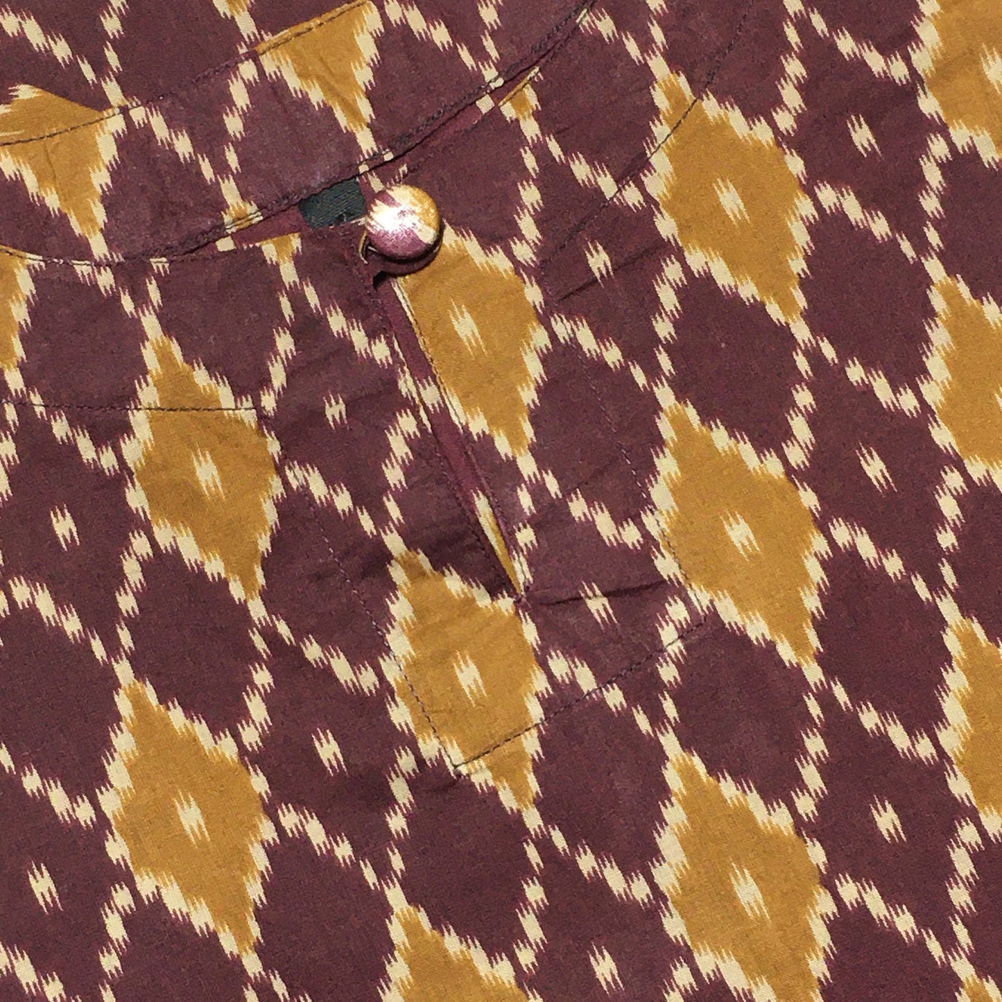 Knee Length Kurti - Pure Cotton - Purple Honey