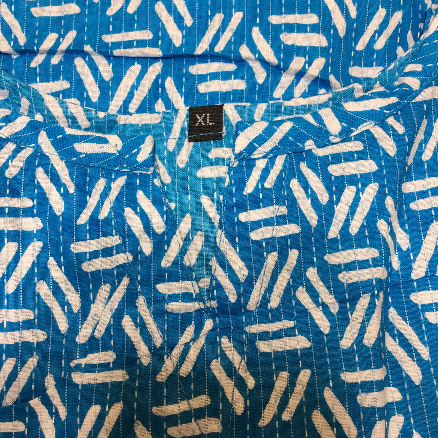 Pure Cotton - Short Kurti - Firozi Katha