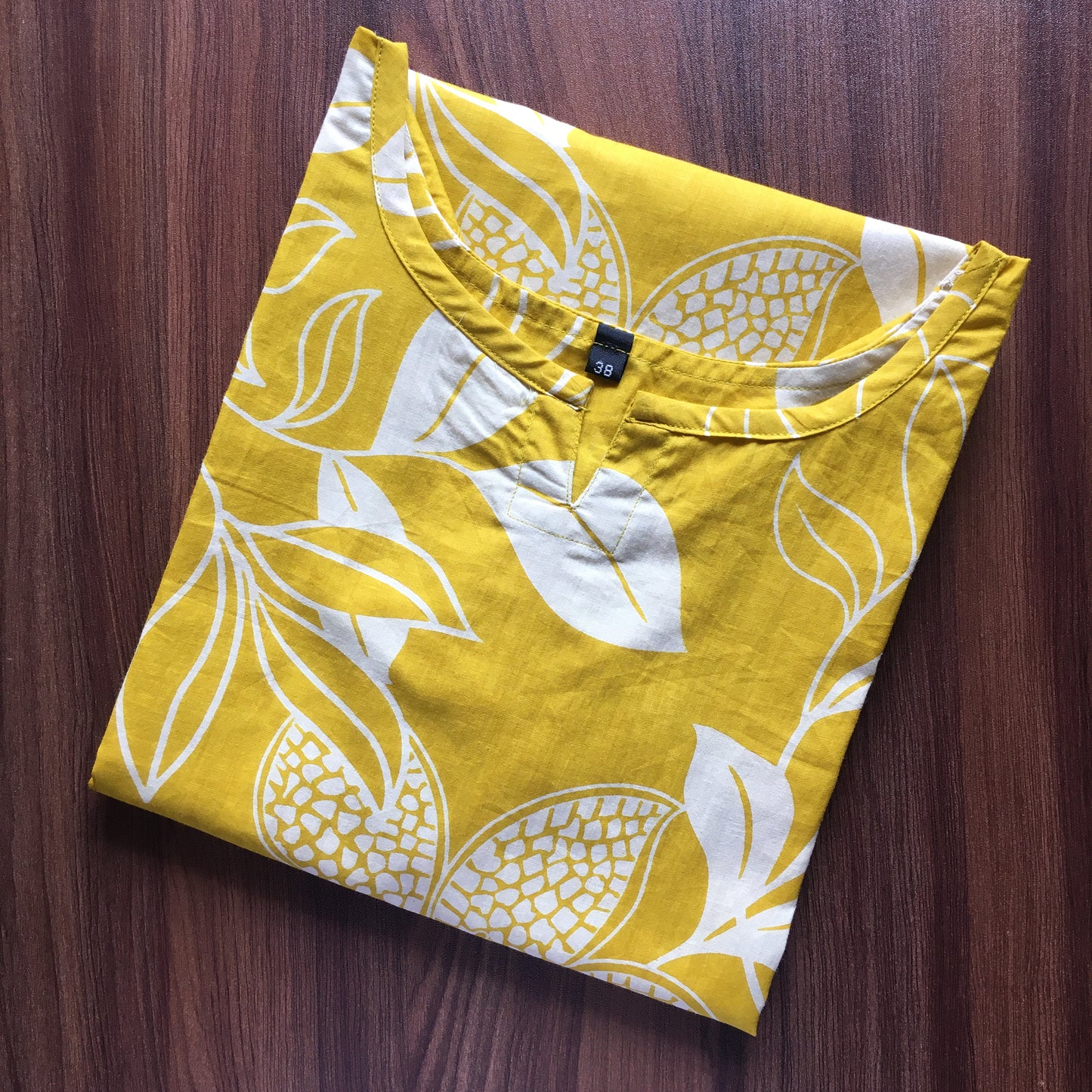 Lily Flower - Yellow - Cord Set - Pure Cotton