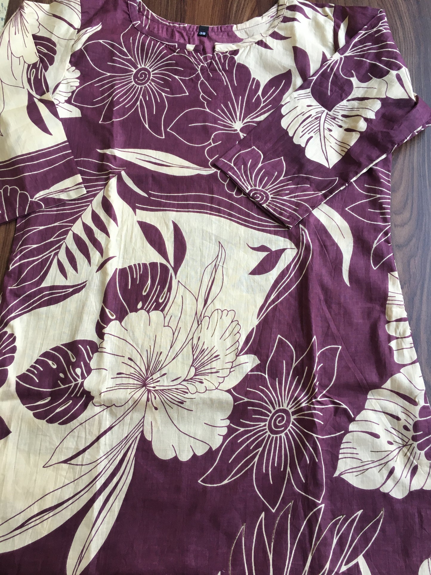 Lily Flower - Mulberry - Cord Set - Pure Cotton