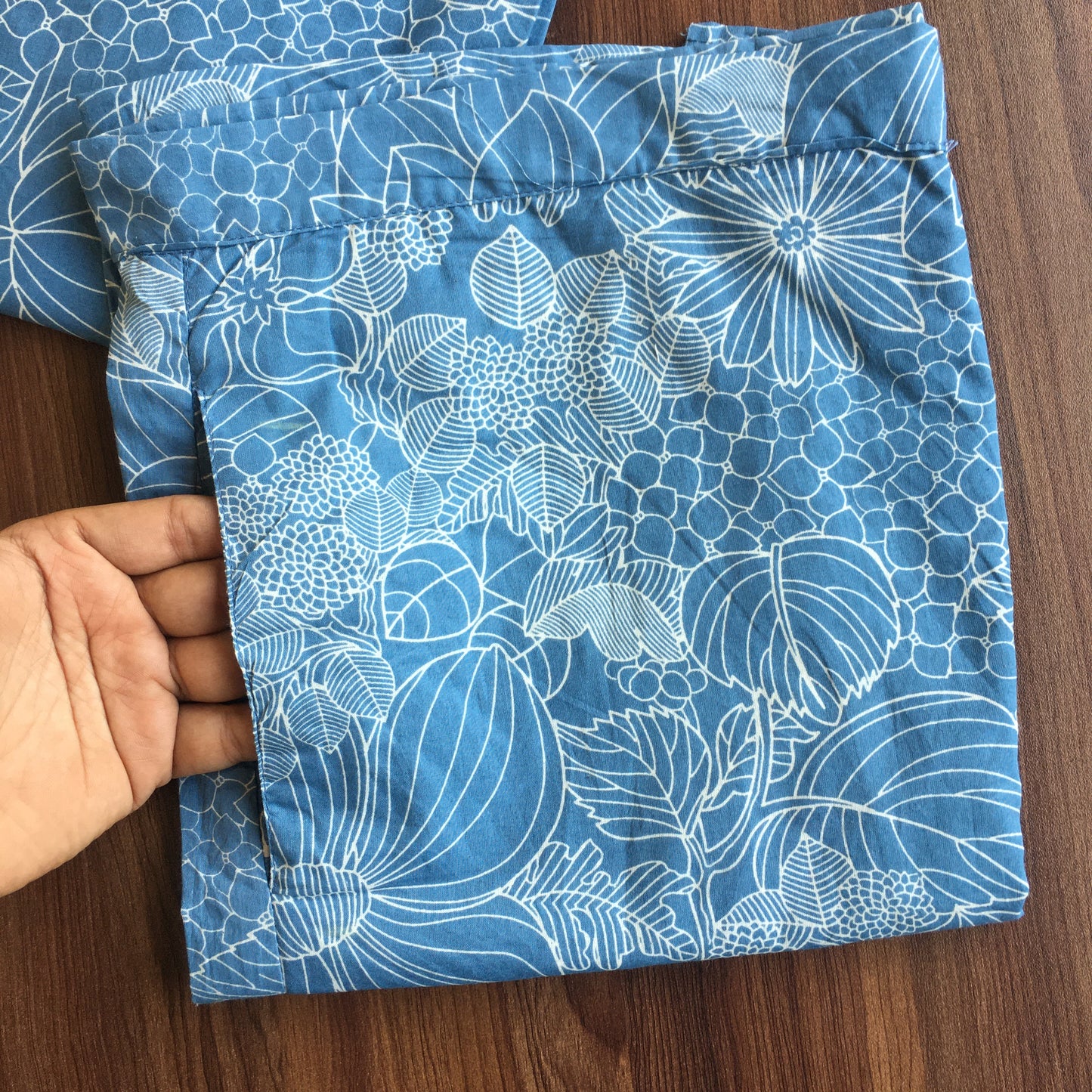 Sketch Print - Sky Blue - Cord Set - Pure Cotton