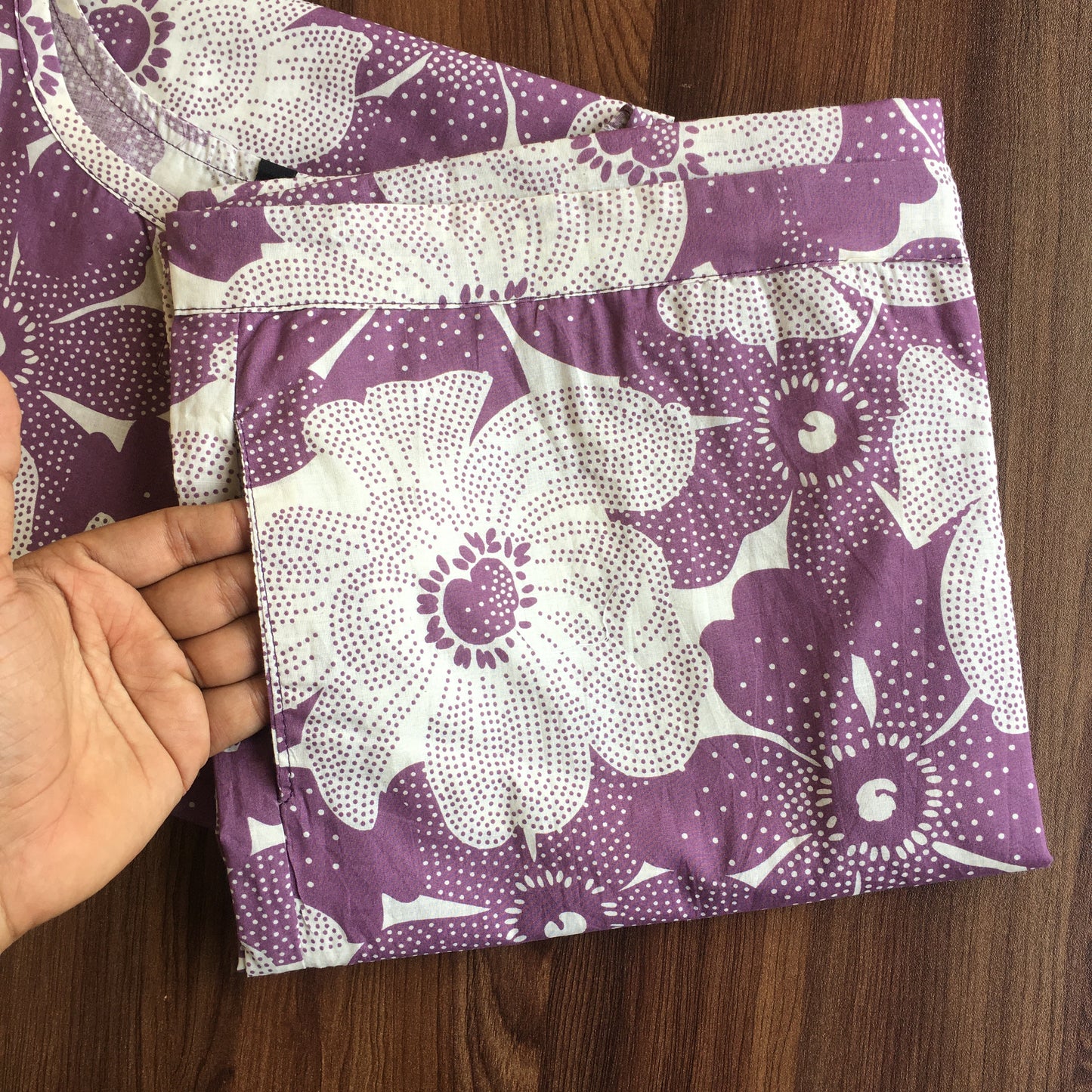Sketch Print - Lavander - Cord Set - Pure Cotton