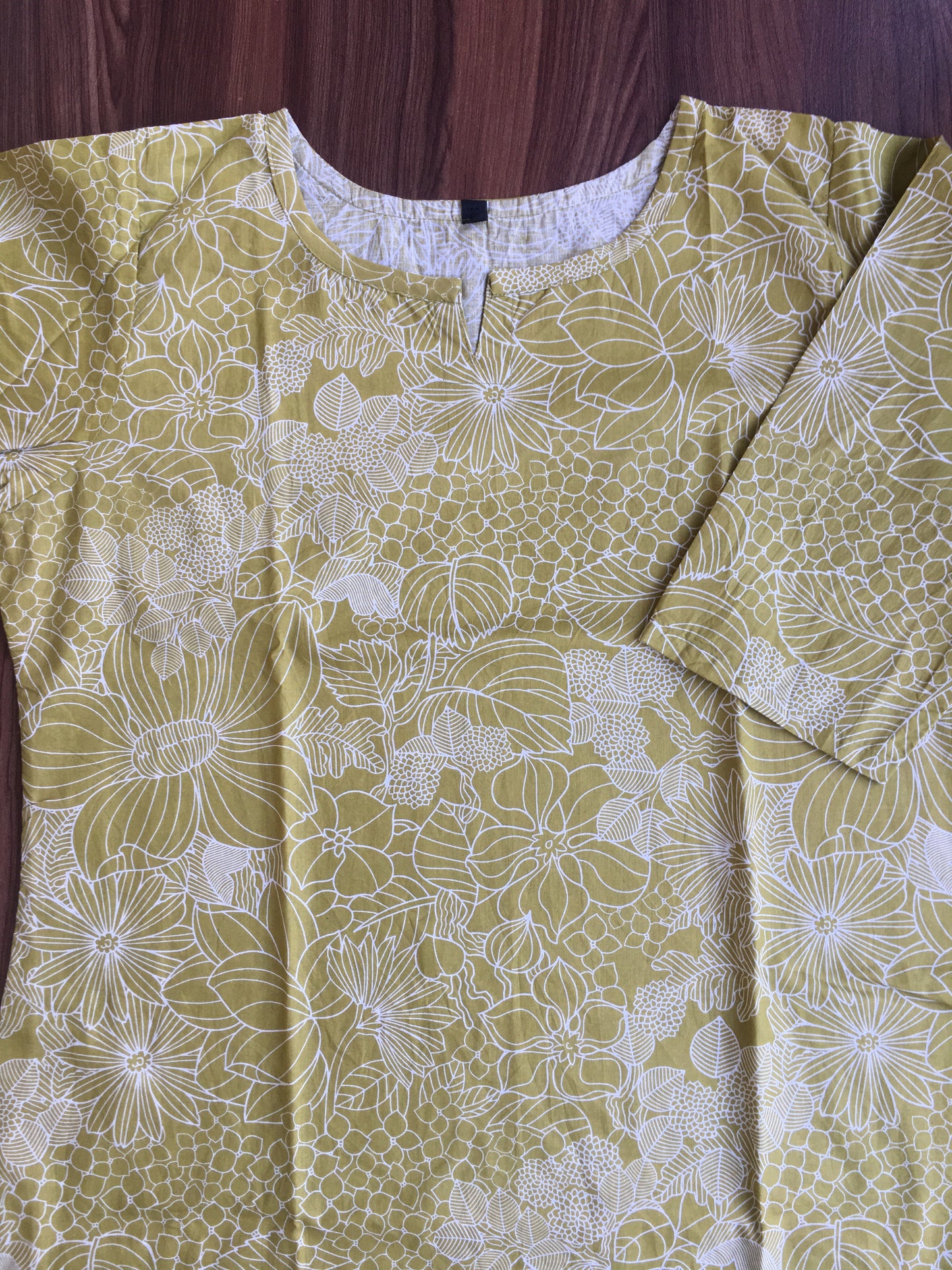 Sketch Print - Pista Garden - Cord Set - Pure Cotton