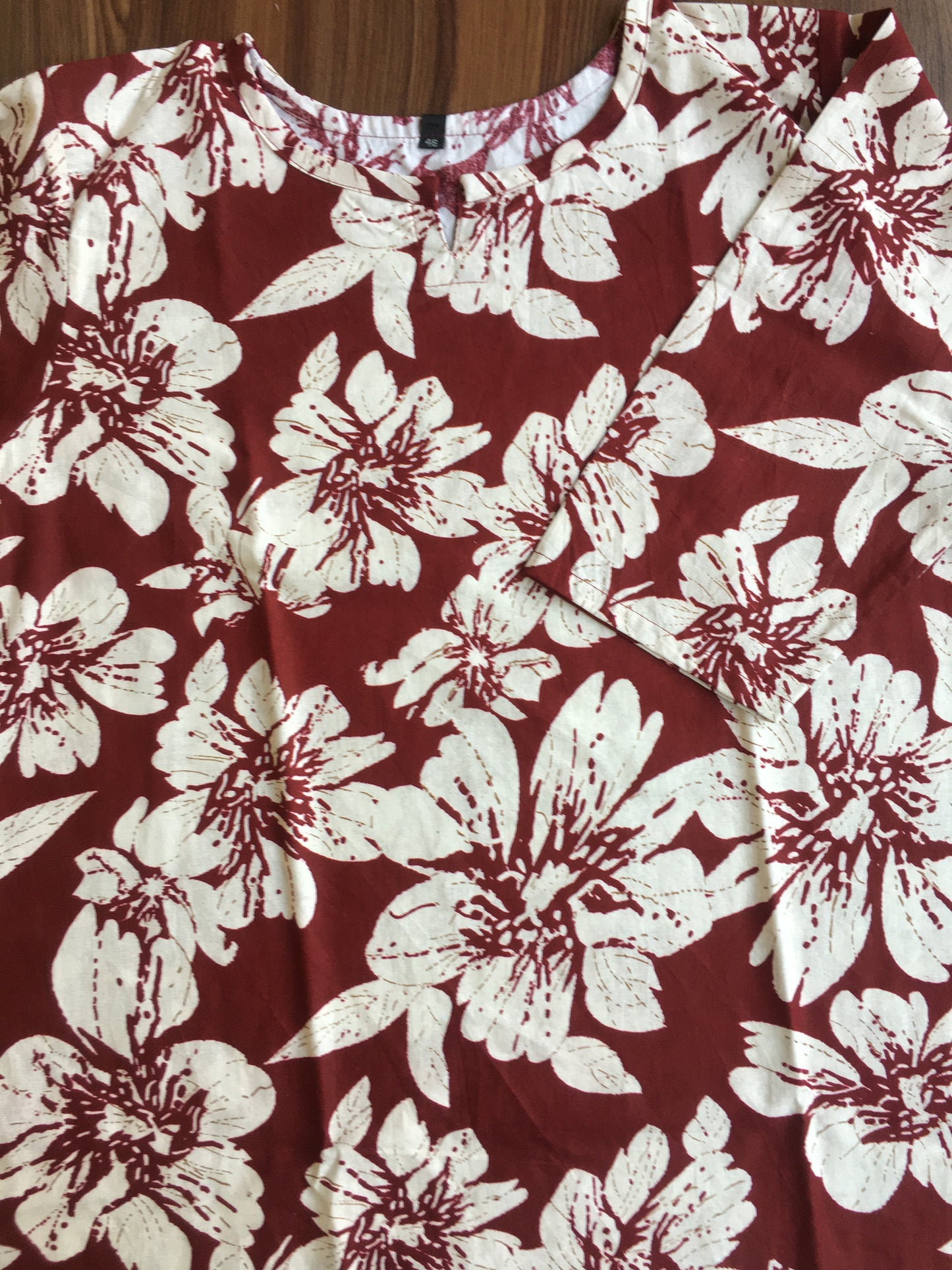 HIbiscus - Maroon - Cord Set - Pure Cotton