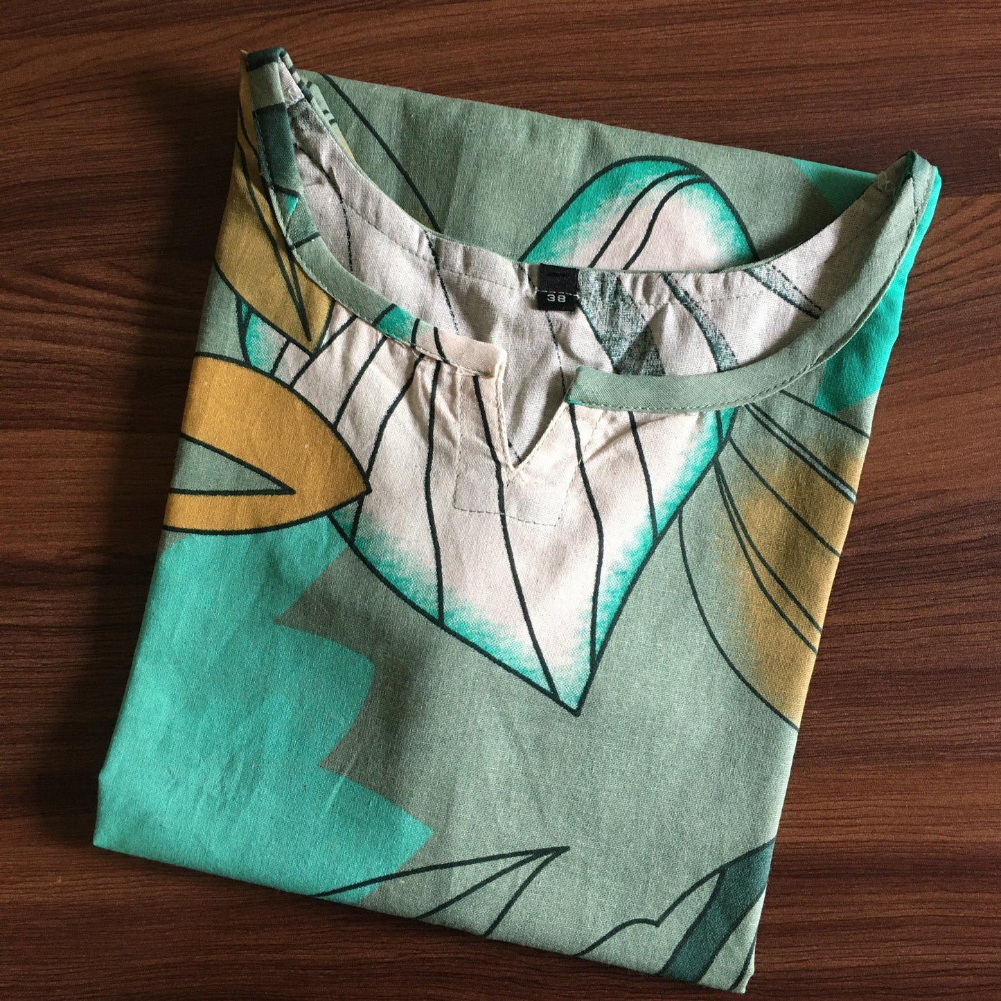 Lotus Leaf - Sea Green - Cord Set - Pure Cotton