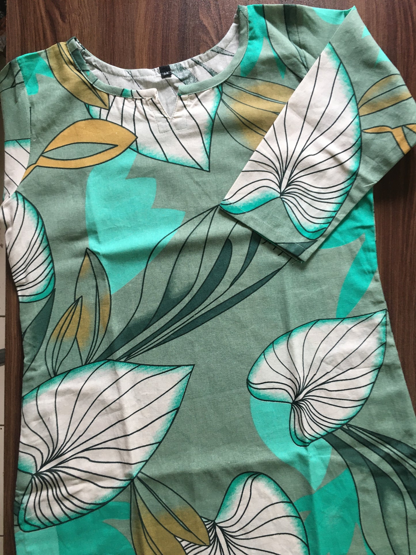Lotus Leaf - Sea Green - Cord Set - Pure Cotton