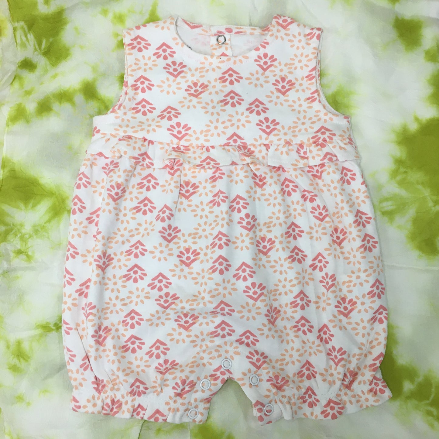 Organic Cotton Romper in Flower Print - No - 5