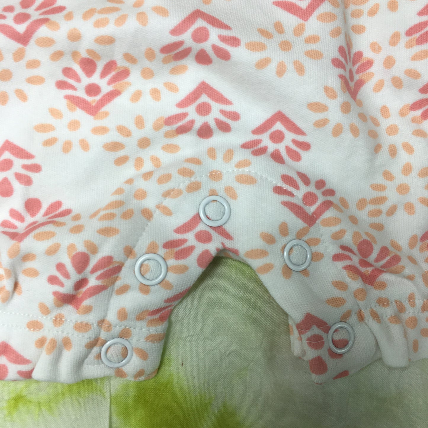 Organic Cotton Romper in Flower Print - No - 5