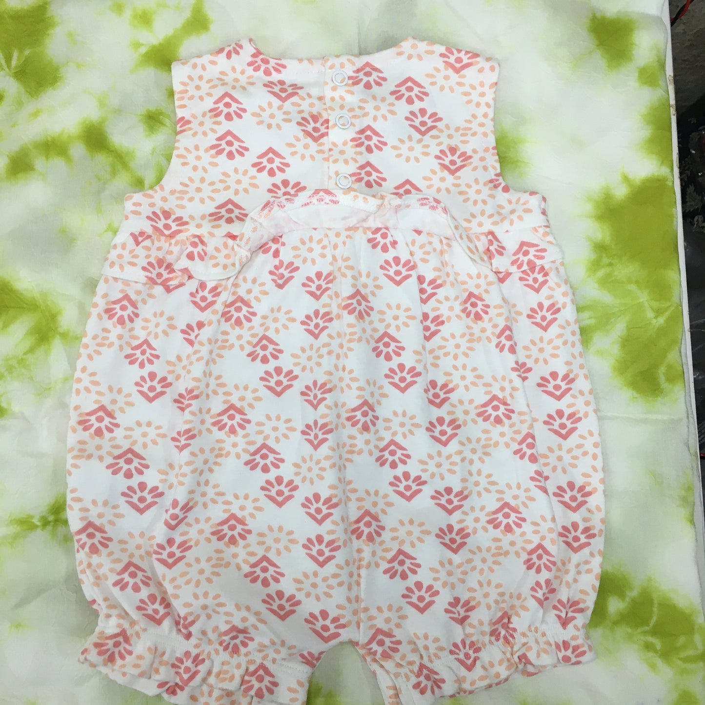 Organic Cotton Romper in Flower Print - No - 5