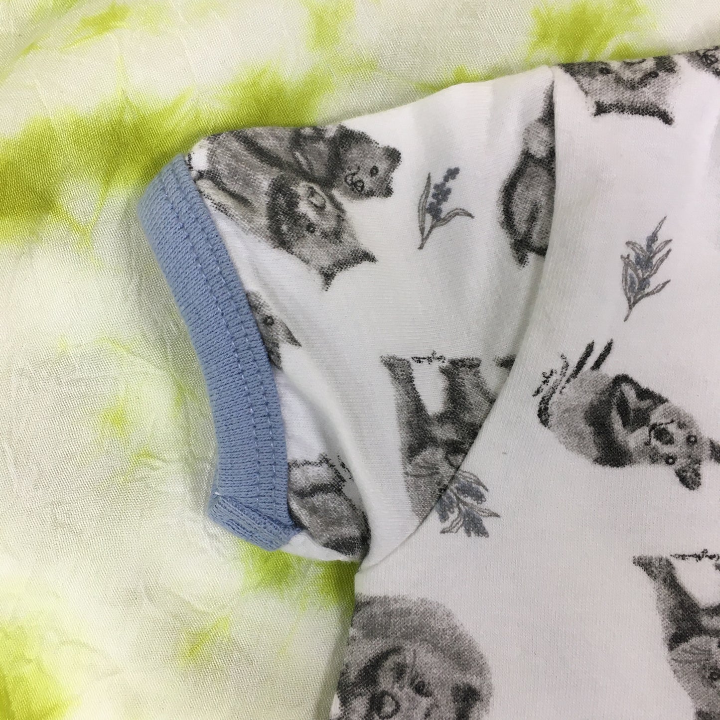 Organic Cotton Romper in Bear Print - No - 2