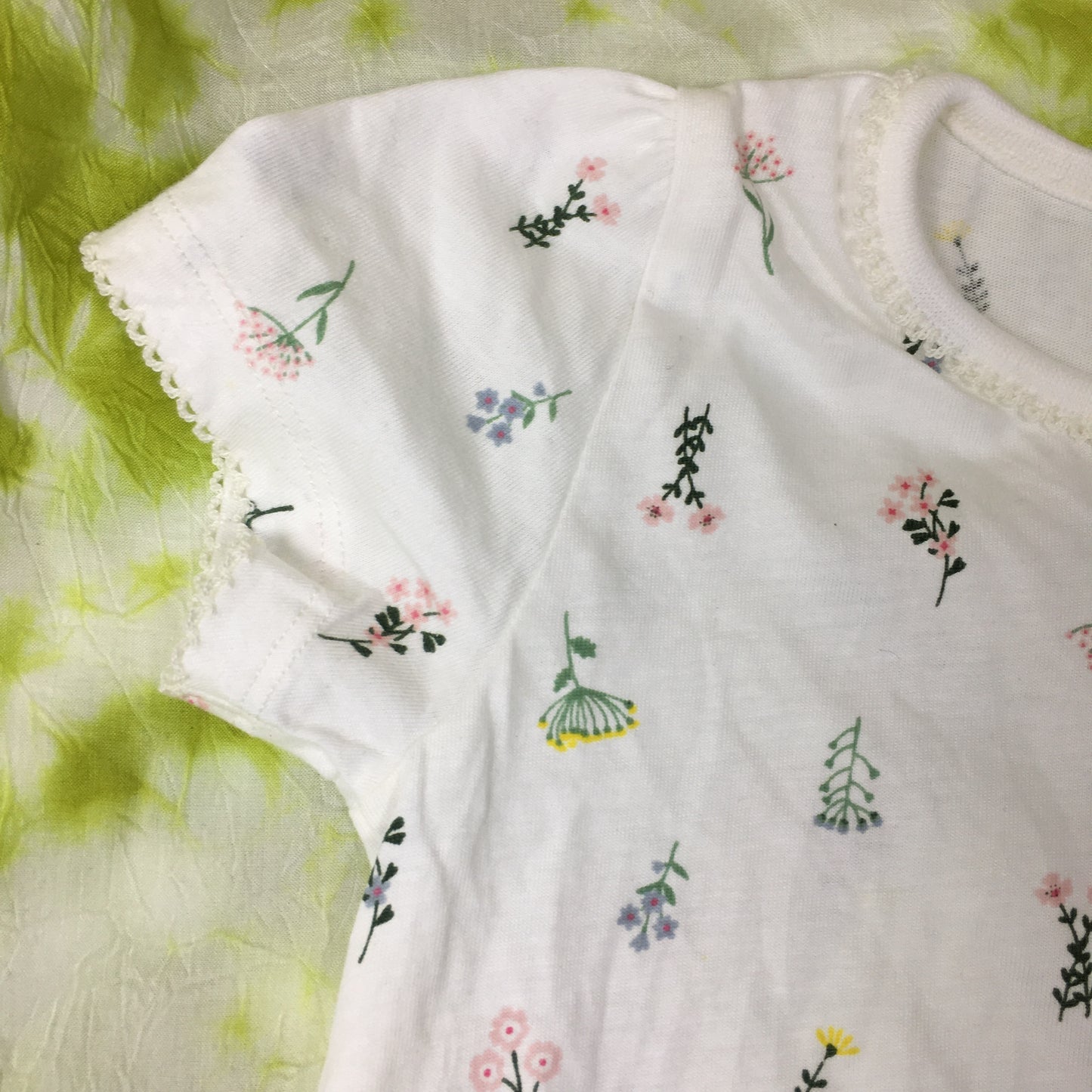 Organic Cotton Romper in flower Print - No - 4