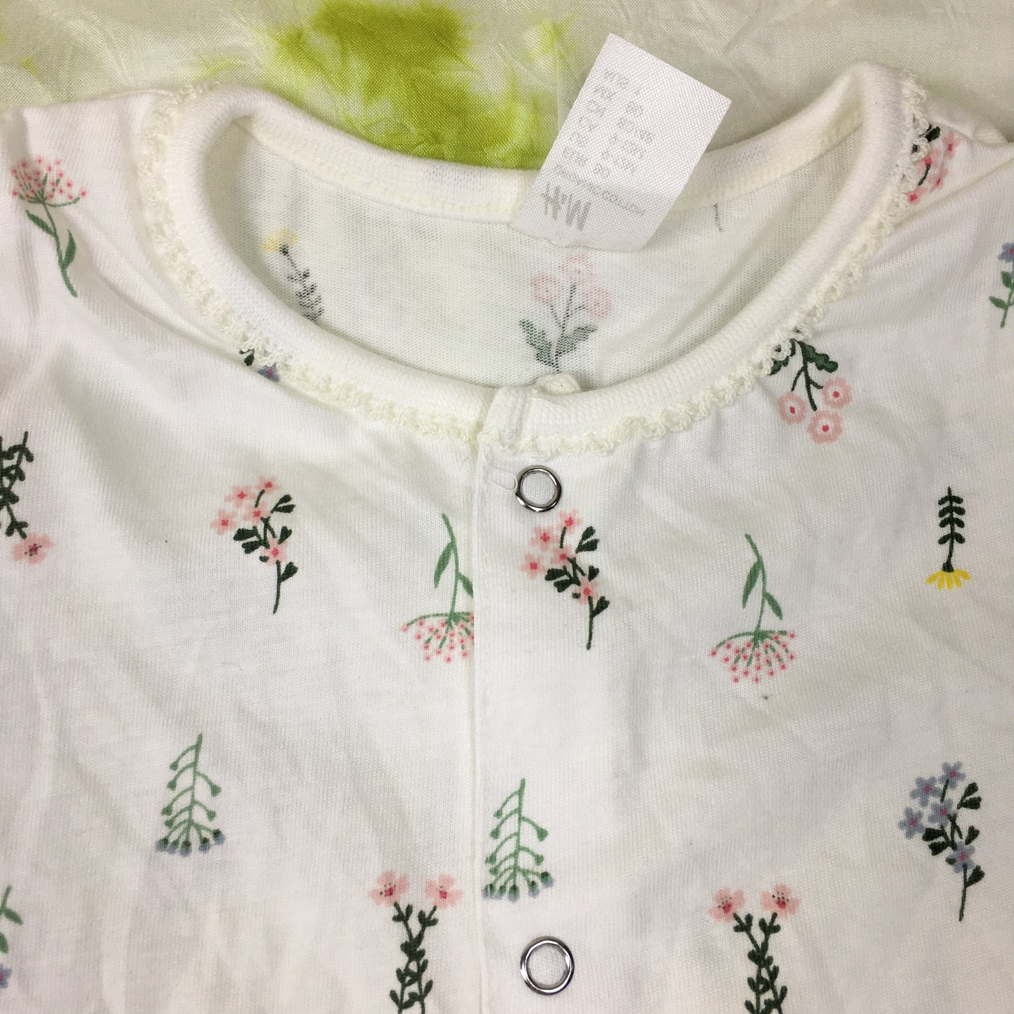 Organic Cotton Romper in flower Print - No - 4
