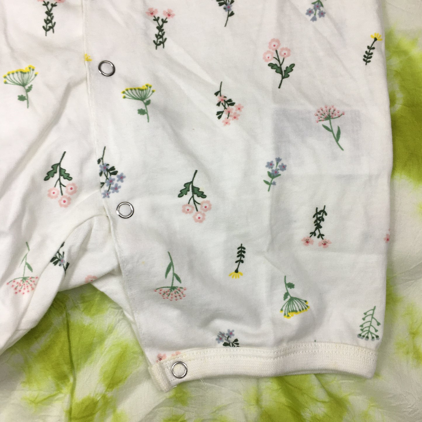 Organic Cotton Romper in flower Print - No - 4