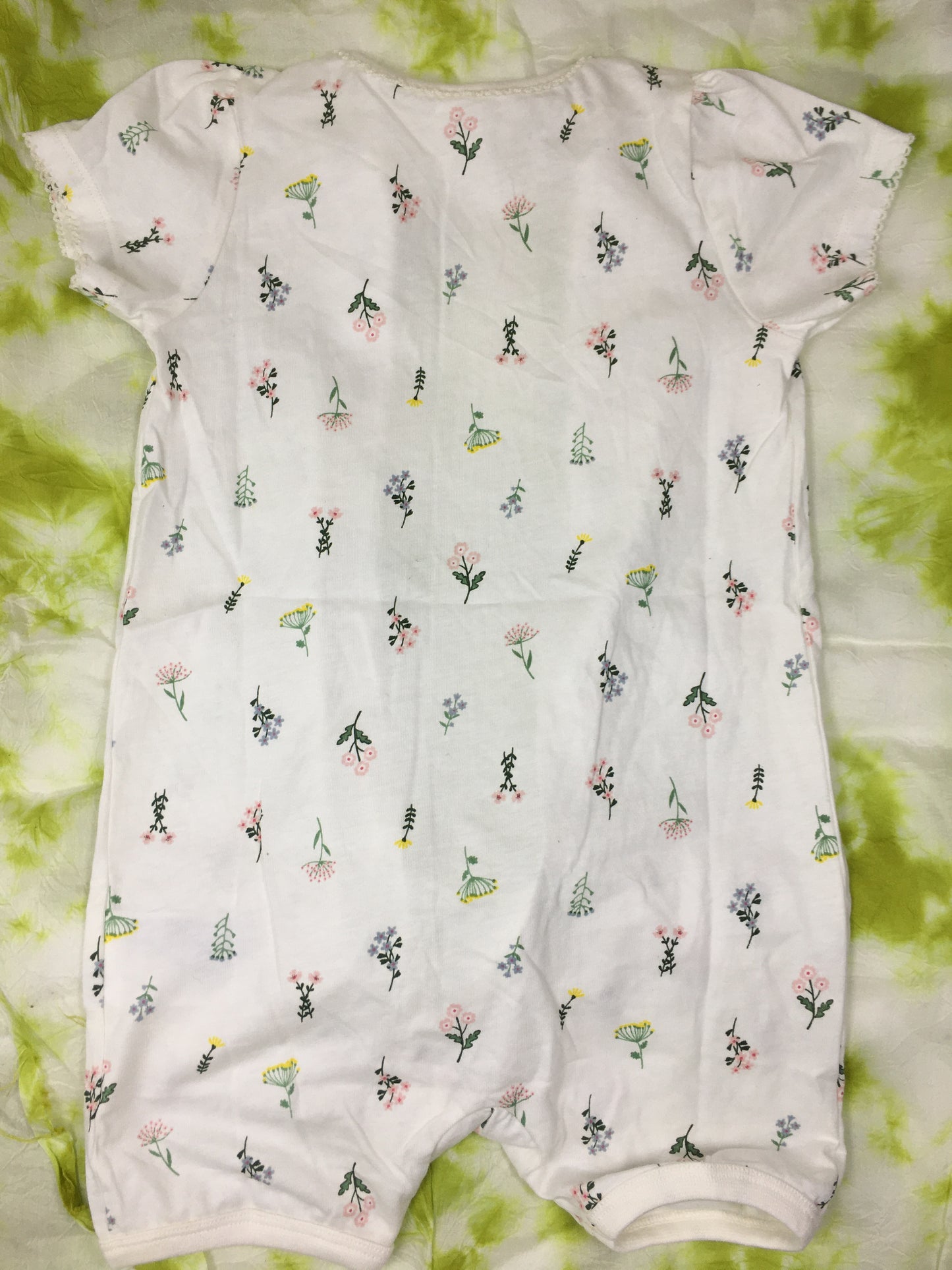 Organic Cotton Romper in flower Print - No - 4
