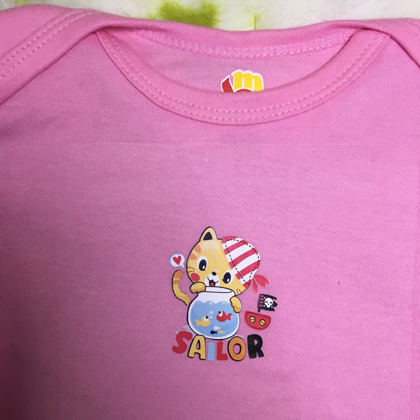Soft Cotton Romper / Body Suit - 0-3 months - D no - 03