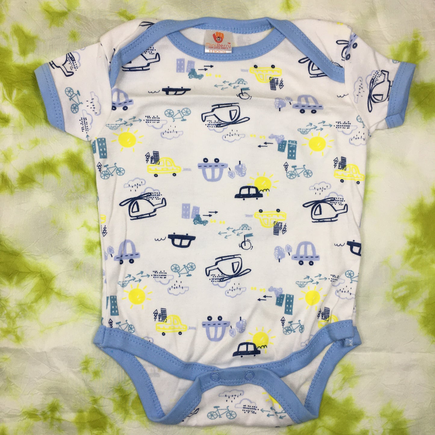 Soft Cotton Romper / Body Suit - 0-3 months - D no - 09