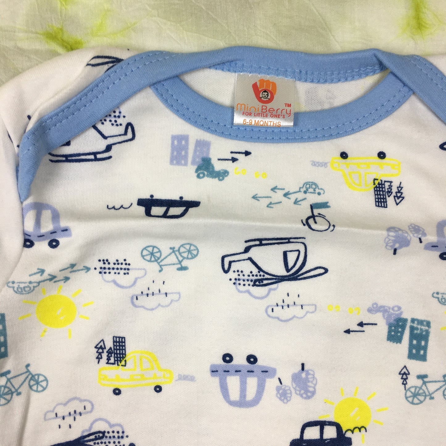 Soft Cotton Romper / Body Suit - 0-3 months - D no - 09