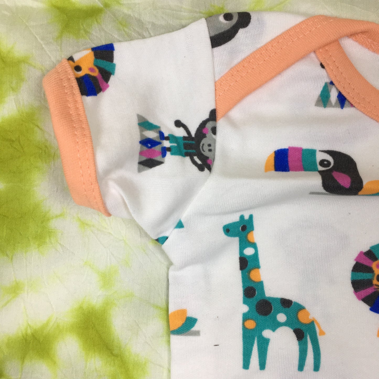 Soft Cotton Romper / Body Suit - 0-3 months - D no - 16