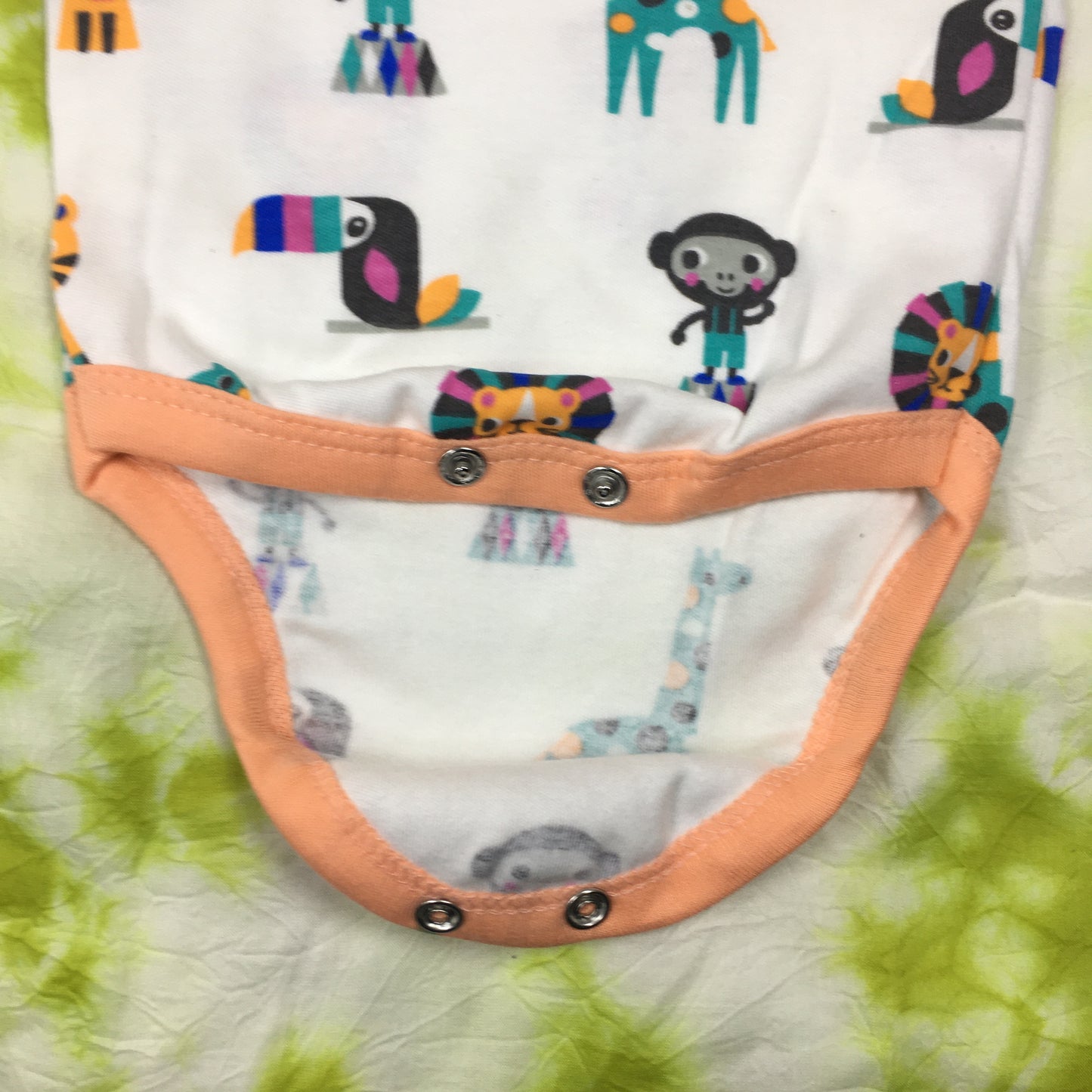 Soft Cotton Romper / Body Suit - 0-3 months - D no - 16