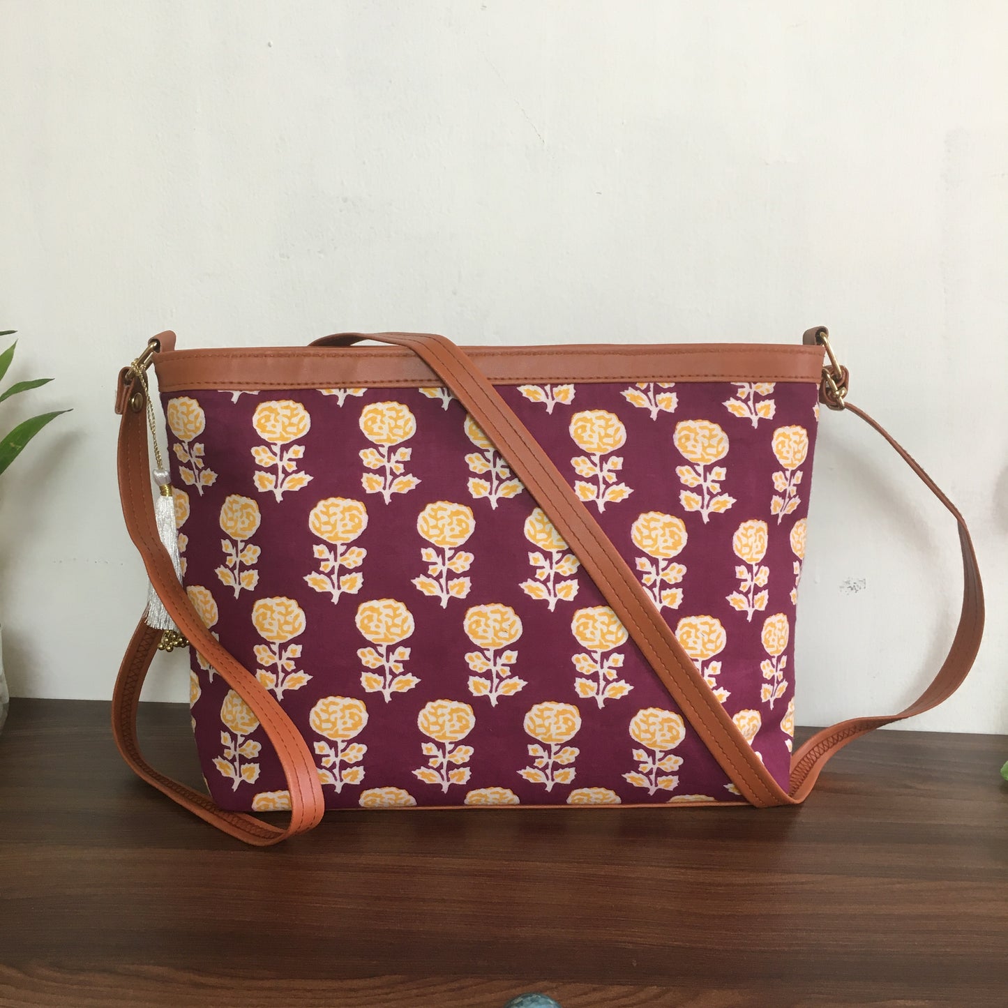 Minsk - 3 zip- Big size - Sling Bag - D no - 51
