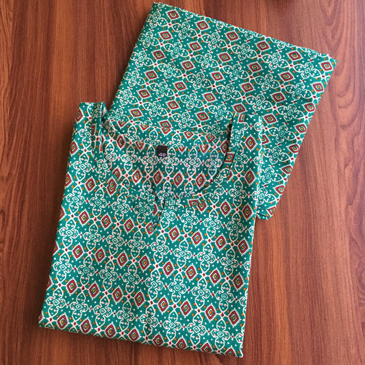 Ajrakh Firozi - Cord Set - Pure Cotton