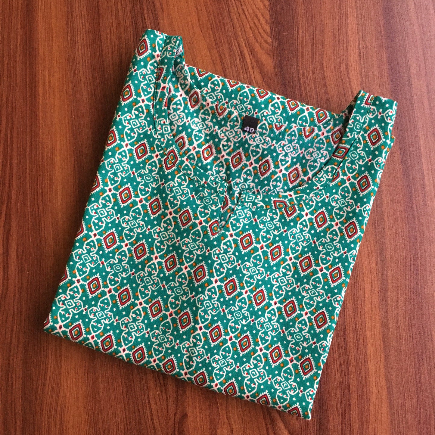 Ajrakh Firozi - Cord Set - Pure Cotton
