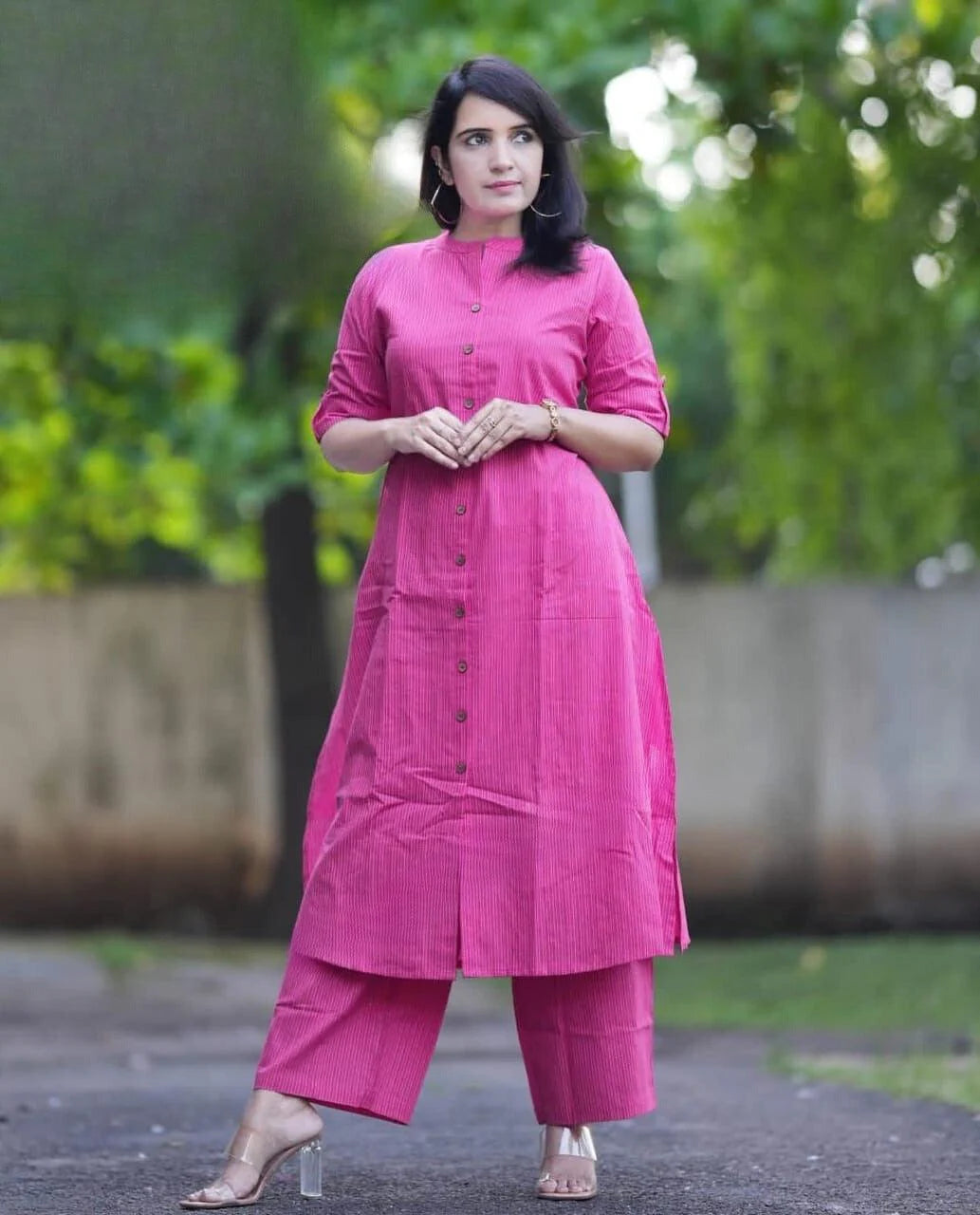 Katha Work - Raani - Cord Set - Pure Cotton