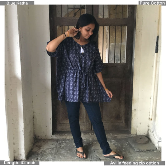 Kaftan - Blue Katha - Trendy Short Kaftan Tops