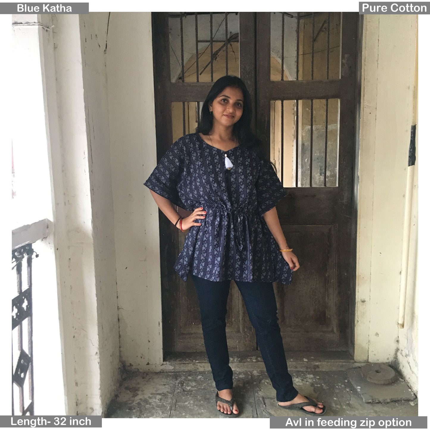 Kaftan - Blue Katha - Trendy Short Kaftan Tops