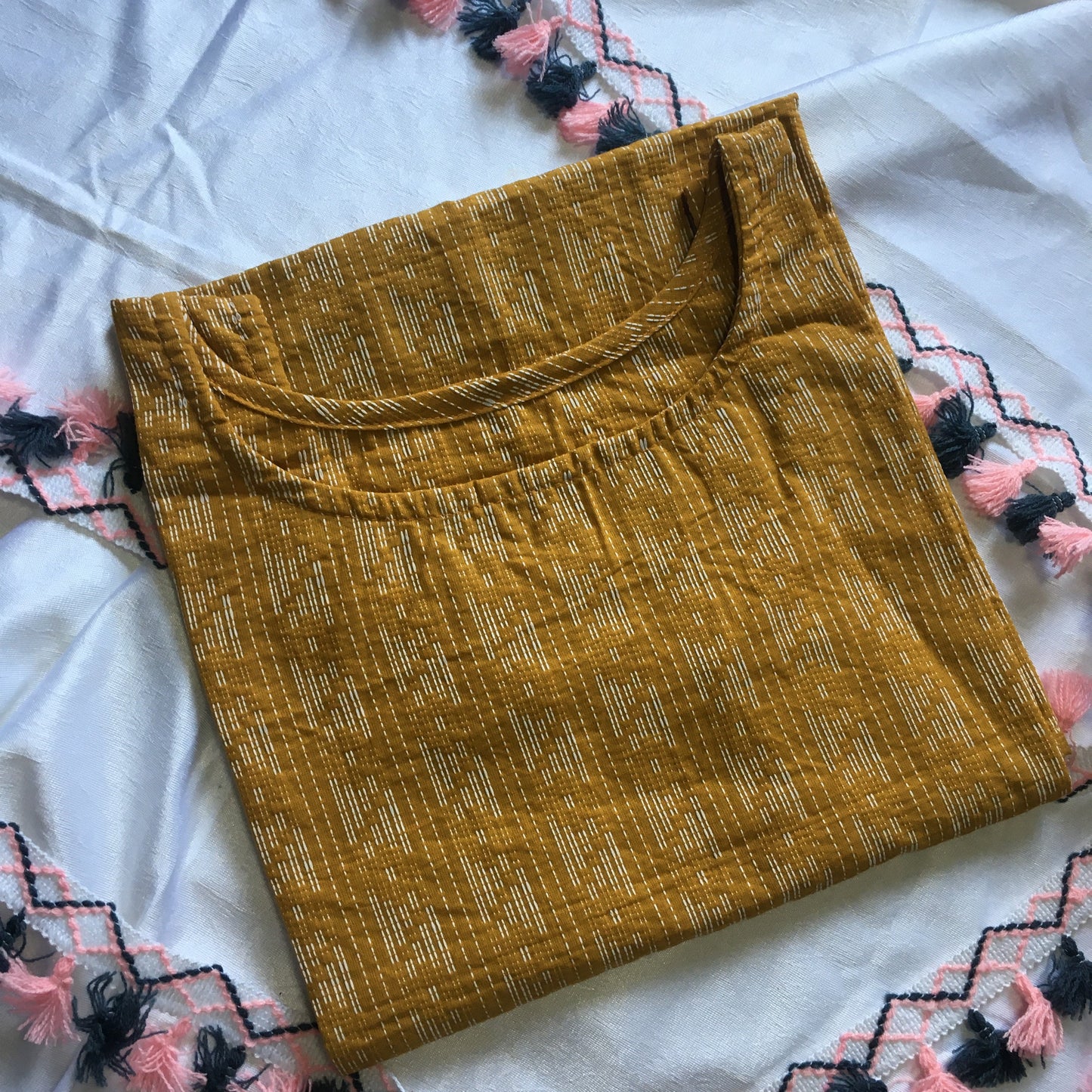 Trendy Tops - Katha Dessert - Pure Cotton