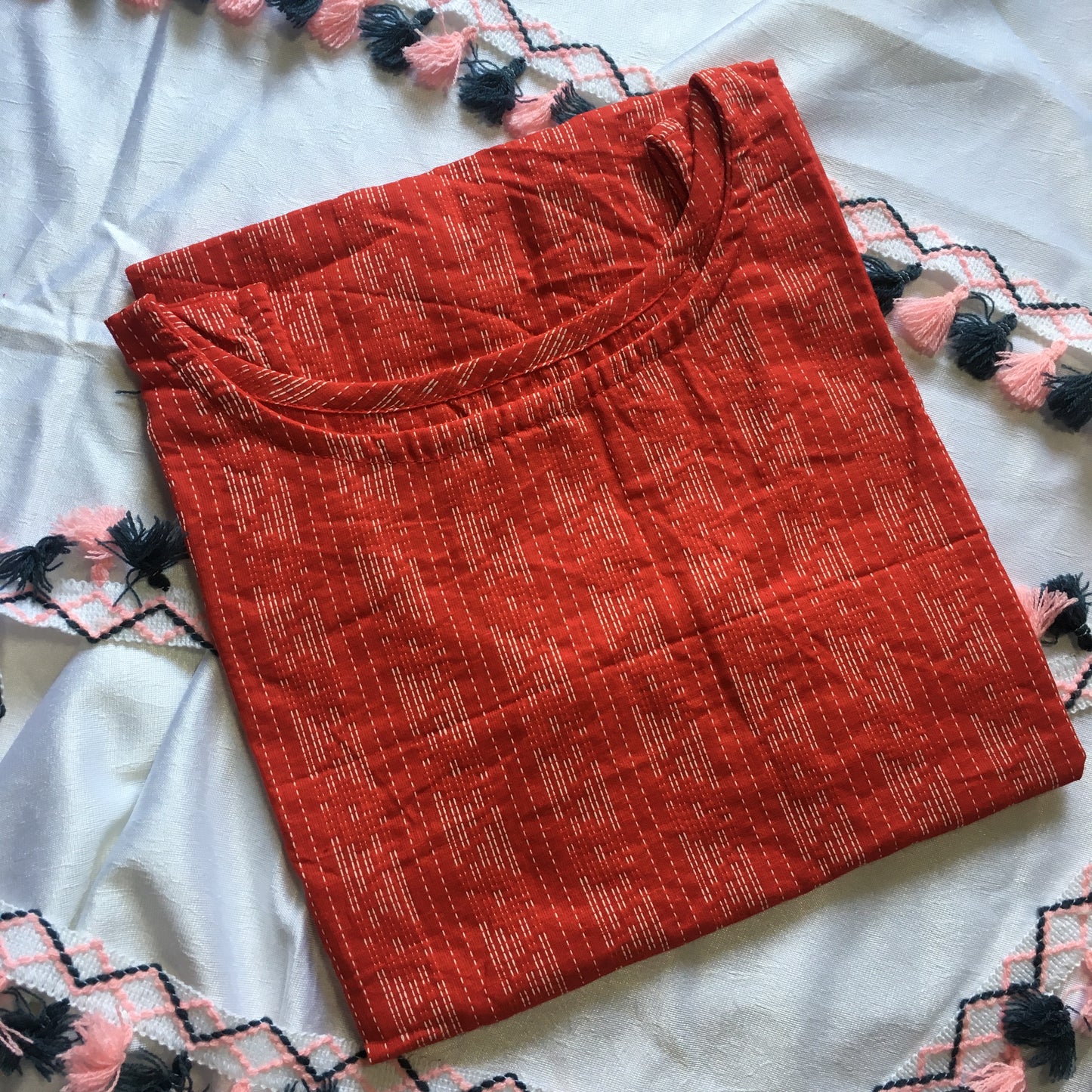 Red Katha - Pure Cotton Sleeveless Casual Tops