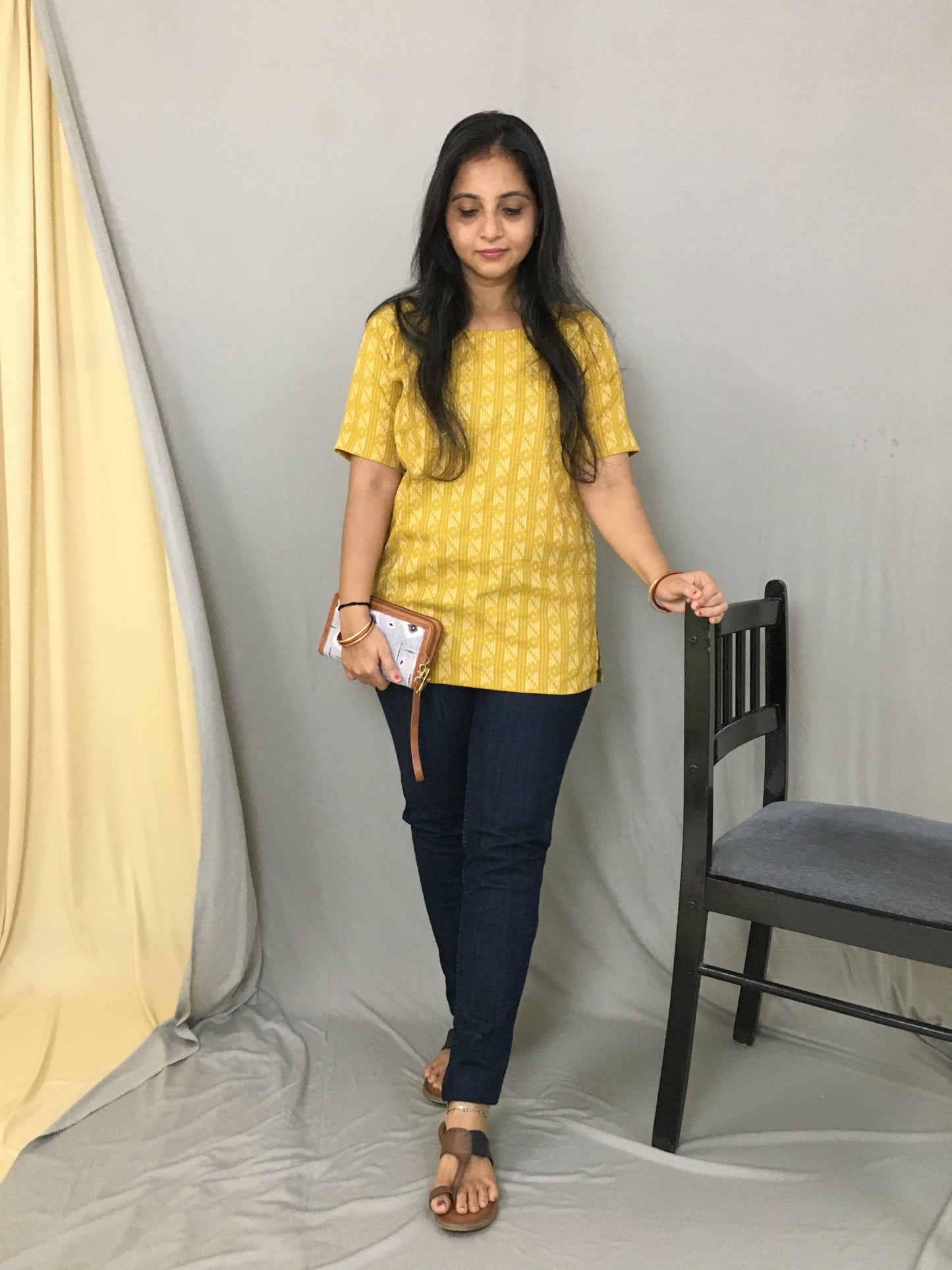 Trendy Tops - Katha Dessert - Pure Cotton