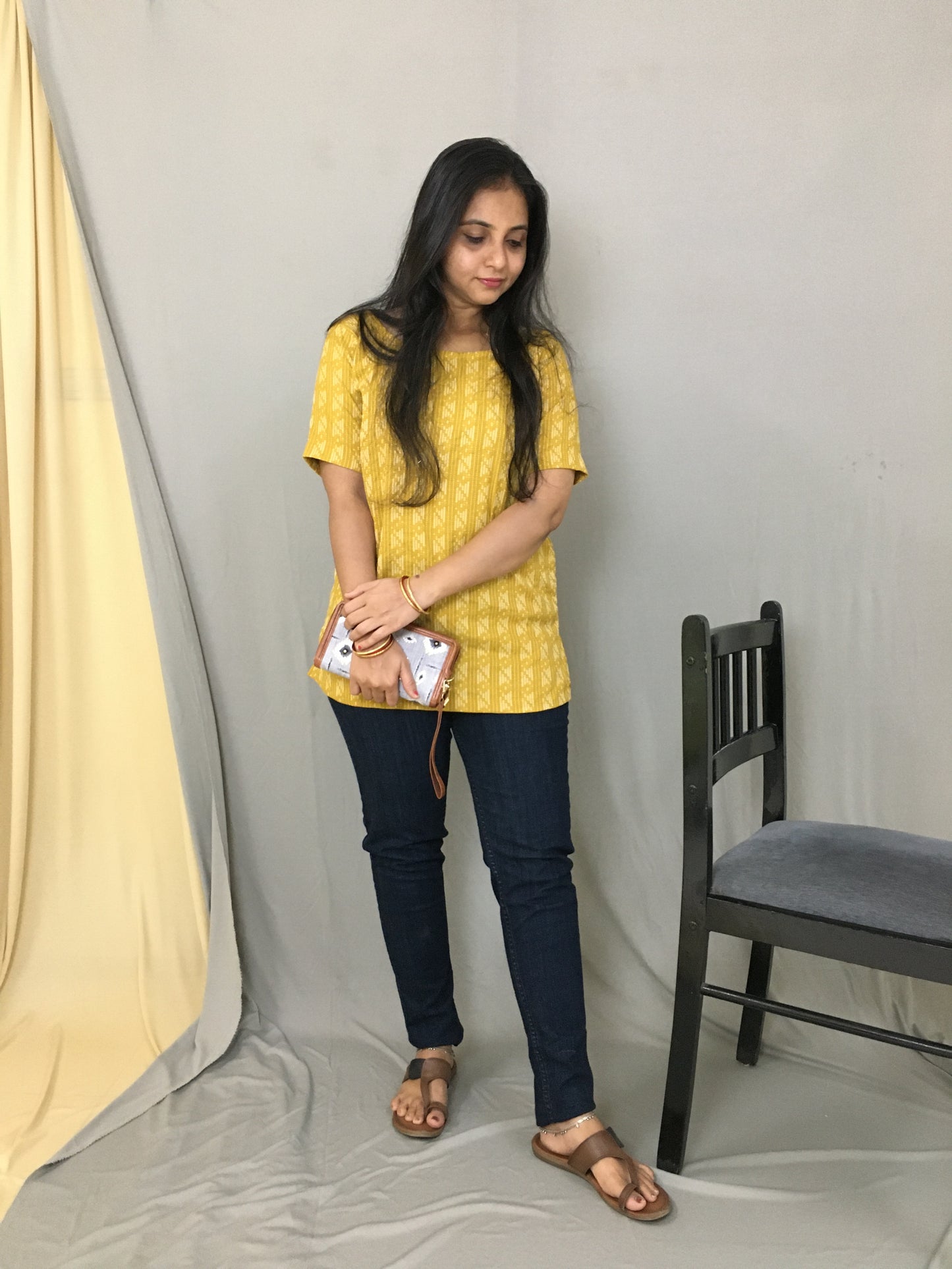 Trendy Tops - Katha Dessert - Pure Cotton